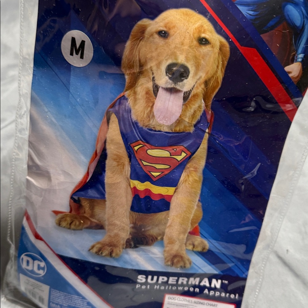 Adidas Superman Pet Costume - Blue and Red - Picture 4 of 5